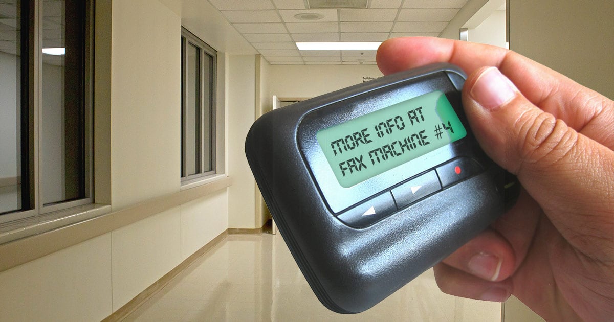 Pros of hospital pagers in healthcare settings